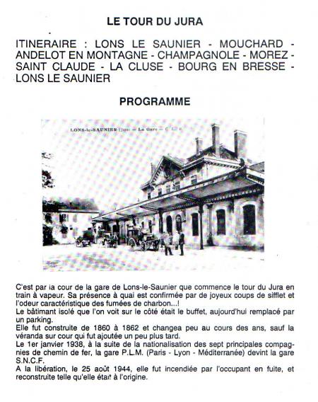 extérieur de la Gare de Lons le Saunier Jura