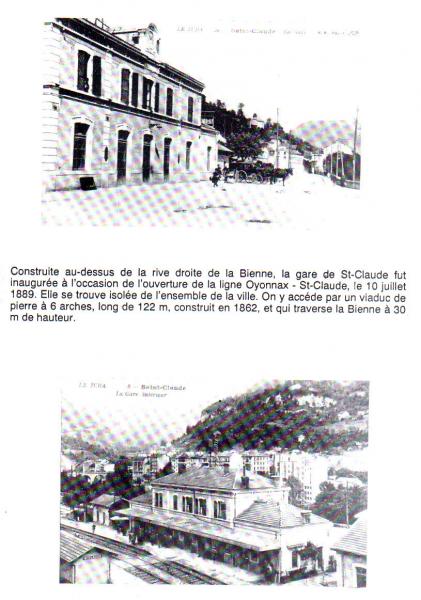                              Saint-claude Jura la Gare