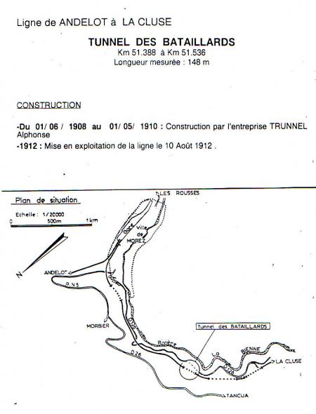                             Tunnel du Lësair  ( 341m )