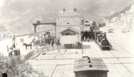                  Gare de Saint-Claude Jura 1912