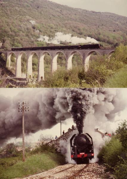 Viaduc de Cize-Bolozon. Dans la rampe après Ceyzériat. Ain