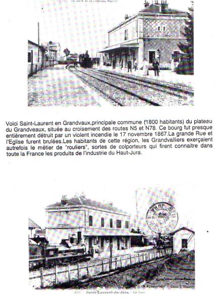                         Gare de Saint-Laurent  alt 905m