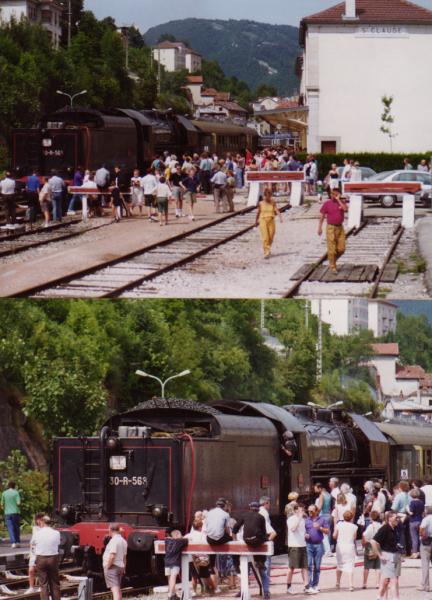                Prise d'eau en Gare de Saint-Claude Jura