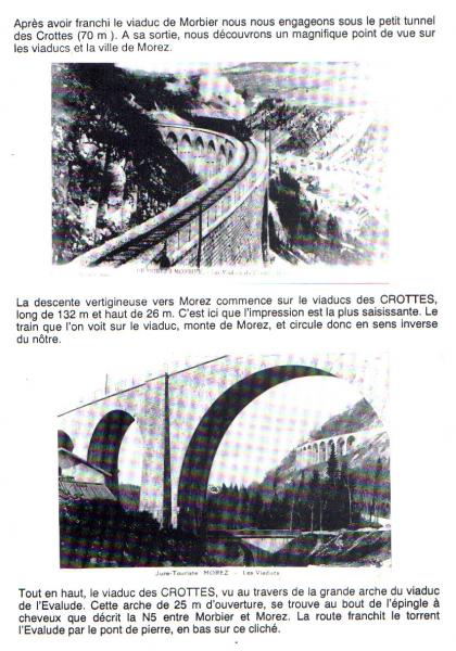                  Viaduc des Grottes.  Viaduc de l'Evalude  Jura