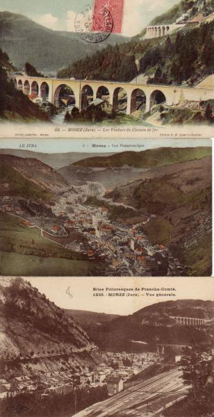  Viaduc des Crottes  Viaduc de l'Evalude. Vue de Morez Jura
