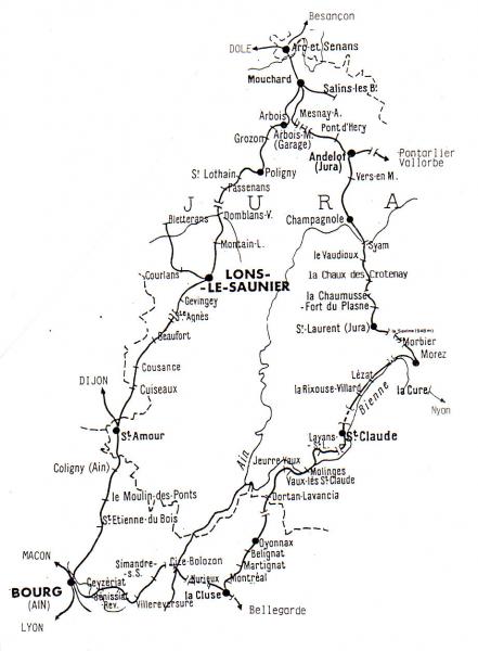 Tour du Jura 300 kilomètres en Train Vapeur avec la 141 R 568  le Jura et l'Ain