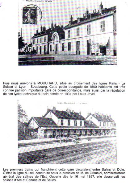             Extérieur Intérieur de la Gare de Mouchard Jura