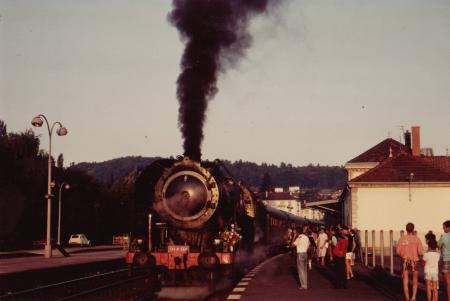 En Gare de Lons le Saunier au Départ pour le Tour du Jura 7 heures du matin