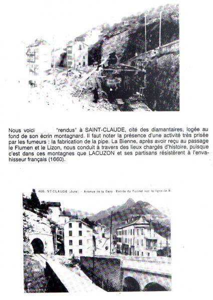               Construction d'un tunnel Saint-Claude Jura